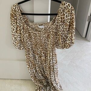 Faithful the brand size 4 cheetah mini dress